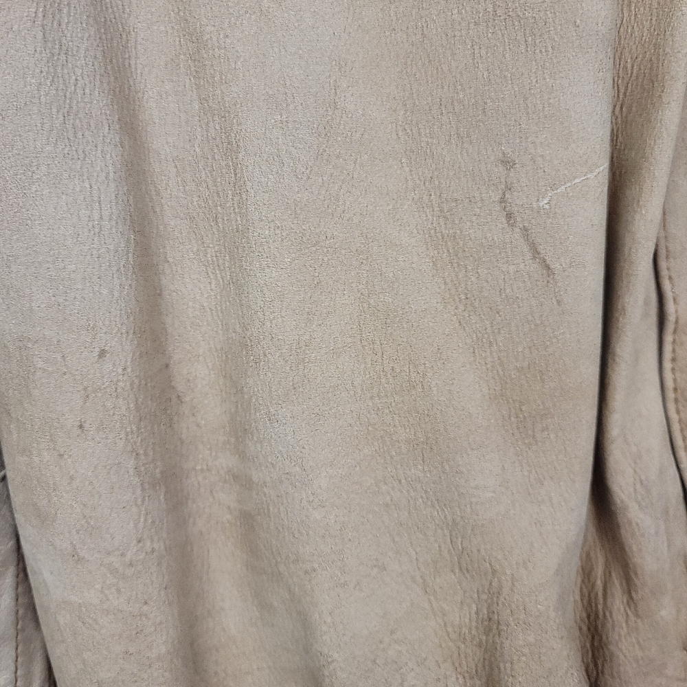 Vintage Marlboro Tan Leather Jacket size S - Picture 8 of 12